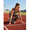 Sinsay - Flare helanke sa kontrastnim obrubom Gym Hard - tamno braon