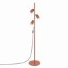 Sollux SL.2024 - Podna lampa KARBON 3xGU10/10W/230V narandžasta