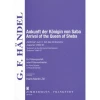 HANDEL:ARRIVAL OF THE QUEEN OF SHEBA HWV67 FLUTE ENSEMBLE