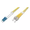 FO patch cord, duplex, LC to ST SM OS2 09/125 µ, 3 m