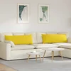 Jastučići za sofu 2 pcs Svijetlo žuta 120 x 40 cm tkanina