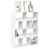 Regal za knjige bijeli 100 x 33 x 125,5 cm konstruirano drvo