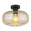 Globo 15566DA - Plafonska lampa GIUSEPPE 1xE27/40W/230V, O 28 cm, prozirna