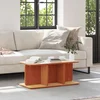 Kava Stol Vosak smeđa 80 x 39,5 x 33,5 cm Masivna borovina