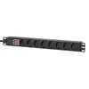 PDU kabl Intellinet 715126 19/1U sa 8 utičnica/prekidač/2m