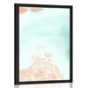 Plakat umetniška plaža - 40x60 no frame
