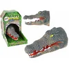 slomart Ročna lutka LEAN TOYS Krokodil, siva