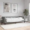 Dnevni krevet s madracem svjetlosivi 90 x 200 cm od tkanine