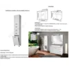 Ceramica Lux Roma vertikala 35x190 polica