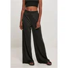 Womens Modal Wide Trousers Black