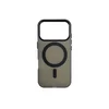 Silikonska futrola Magsafe FLURO COLOR Iphone 17 Pro CRNA