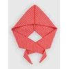 24 Colours 130812 Knitted Hood Scarf red striped