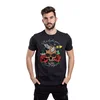 011Shop Muška majica kratkih rukava Politička, Crna