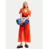 Desigual Poletna obleka Ottawa 24SWVW05 Oranžna Regular Fit