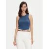 Tommy Hilfiger Top WW0WW38635 Modra Slim Fit