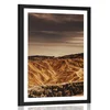 Plakat s paspartujem Narodni park Death Valley v Ameriki - 30x45 white