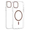 Transparent Color Ring MagSafe maska za iPhone 14 Pro – Zlatna