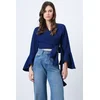 Trend Alacati Stili Ženska bluza Alc-X14718, Teget