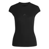 Adidas Ženska majica W Coq Tee Black JZ0278, Okrugli izrez, Crna