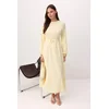 Trendyol Modest Ženska haljina Tctss25Eb00096, Žuta