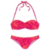 VENICE BEACH Bikini oranžna/temno roza