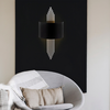Opviq Zidna lampa E27 Max 40W, Crno-Srebrna