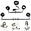 SuperLove Ultimate Adjustable Bondage Spreader Bar Set Black