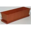 PVC korito Ivan temno rjav, brez podstavka 60 cm