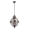 Feiss FE-ADAMS-3P-ANL - Luster na lancu ADAMS 3xE14/60W/230V bronzan