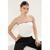 Trendyol Milla Ženska majica TWOSS25AL00012, Bela