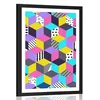 Plakat s paspartujem barvni vzorec - 40x60 no frame