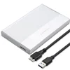 Qoltec aluminijasto ohišje | SSD trdi disk 2,5 | SATA | USB 3.0 | Super hitrost 5 Gb/s | 2 TB | srebrno