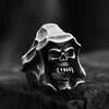 Gothic prstan Death Skull - 11215-SI-BXG
