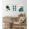 Wallity Uramljena slika Huhu117-50 x 35, 35x50 cm, 3 dela