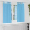 Zavjese za blackout s prstenovima 2 pcs Svijetloplava