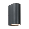 Zambelis E122 - Spoljno zidno svetlo 2xGU10/15W/230V IP54 antracit