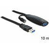 Delock USB3 Verlängerungskabel 10m