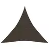 Jedro za zaštitu od sunca 160 g/m2 smeđe 4,5 x 4,5 x 4,5 m HDPE
