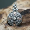 Privjesak Silver & Gold - Classic Round