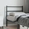 Vidaxl vidaXL Kovinsko vzglavje postelje črno 90 cm