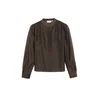 COMMA Bluza temno rjava