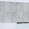 vidaXL Viseča omarica s polico Riga Betonsko siva 30 x 31 x 100 cm