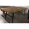 Casa Padrino luxury dining table brown/black 250 x 100 x H. 77 cm - Rectangular kitchen table oak parquet table top - Solid wood dining room furniture - Luxury dining room furniture
