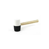Enpro Gumijasto kladivo 704065 Rubber mallet, 65 mm, black - white, wooden handle,