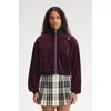 FRED PERRYVELOUR ŽENSKA JAKNA PLUM