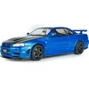 1:43 NISSAN SKYLINE GT-R (R34) Z-TUNE BAYSIDE BLUE