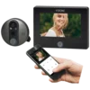 Virone Digitalna špijunka za ulazna vrata, Smart, 4.3, LCD, WiFi, DV-3, Crna