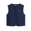 Tommy Jeans Brezrokavnik nočno modra