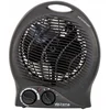 Volteno Ventilatorski grelec s termostatom, stoječi, črne barve, 2000 W, ventilatorski grelec