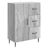 Kreveta Siva sonoma 66 x 34,5 x 89,5 cm Konstruirano drvo